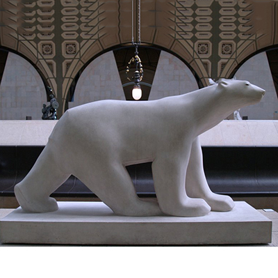 pure which polar bear fiberglass animals